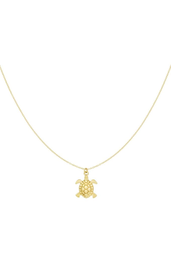 Bijoutheek Collier Schildpad Goud