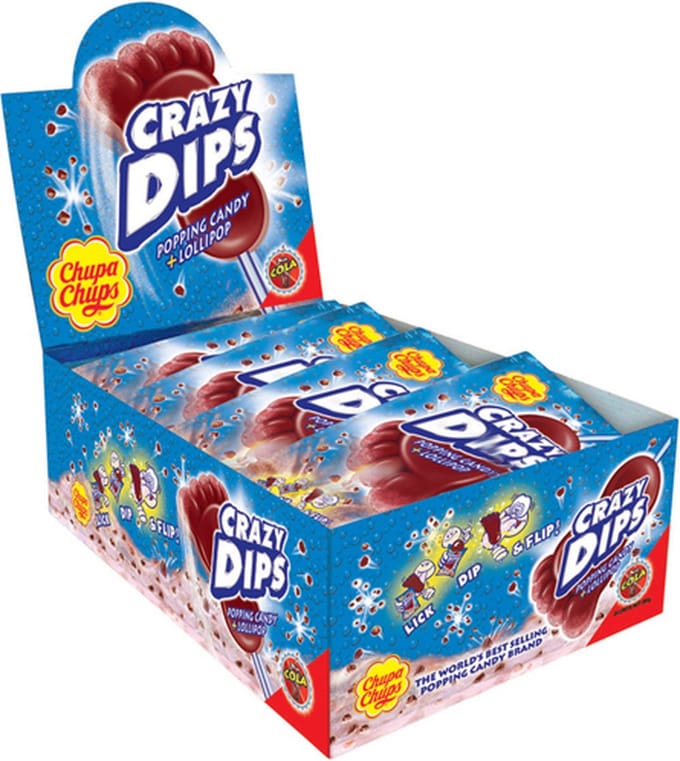 Chupa Chups - Crazy Dip Cola - 24 Stuks