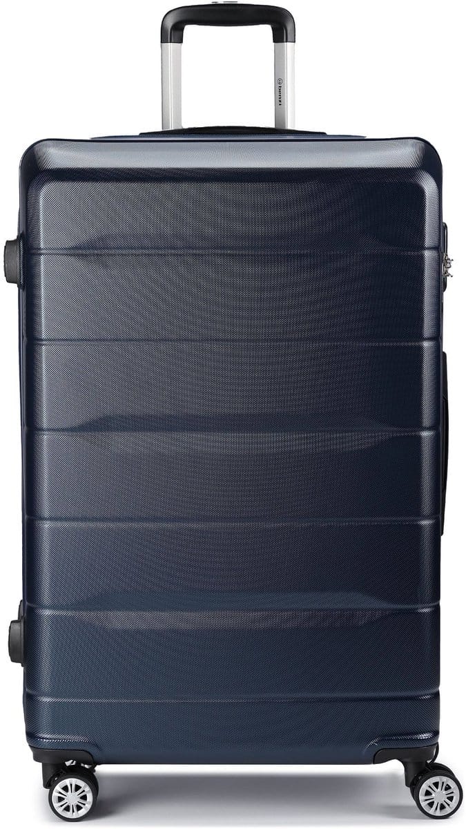 Benzi 5583 4 wielen Trolley 77 cm - Harde bagage - TSA slot - blau