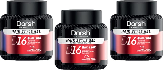 Dorsh - Gummy Gel - Maximum Control - 3 Stuks