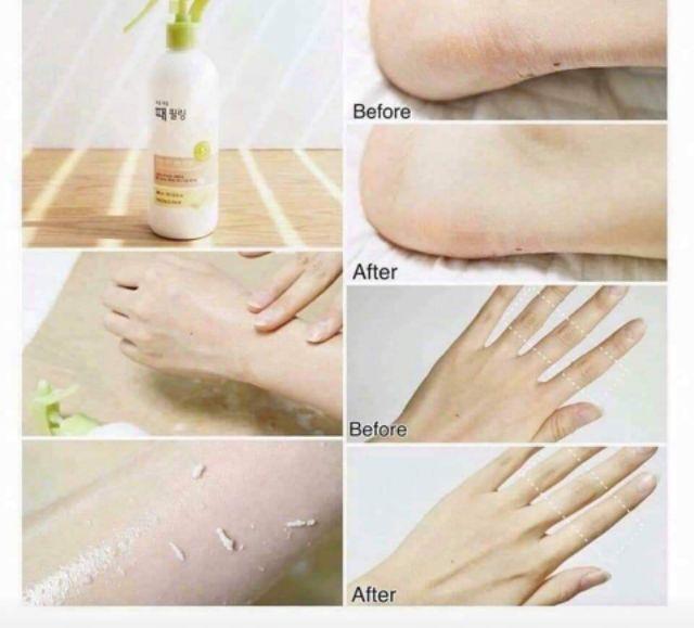 THE FACE SHOP Body Clean Peeling Mist 300ml white