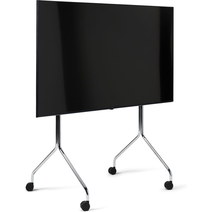 Pedestal Moon Rollin' Tall TV-standaard - chrome