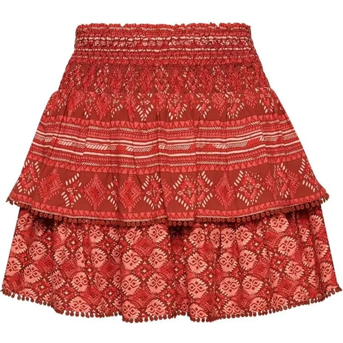 Superdry - Vintage gelaagde minirok - Dames - Rokken