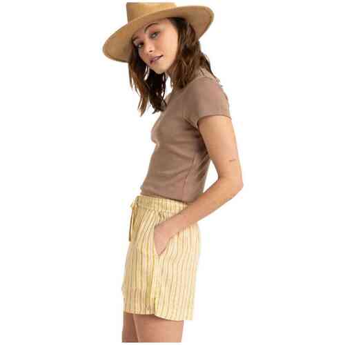 Roxy Lekeitio Break High Printed Korte Broek Geel S Vrouw