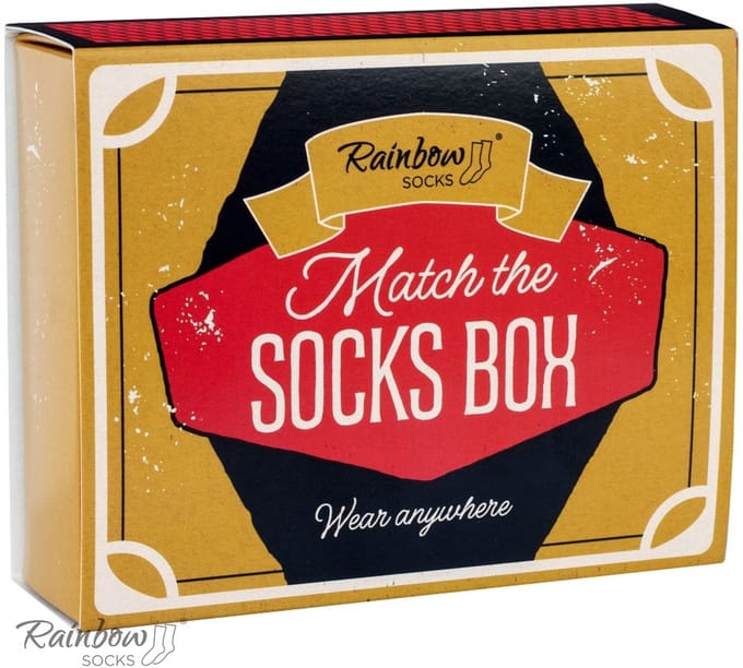 Rainbow Socks - Vuurtint Sokken - EU 36-40 - Overlevingsstijl - OEKO-TEX