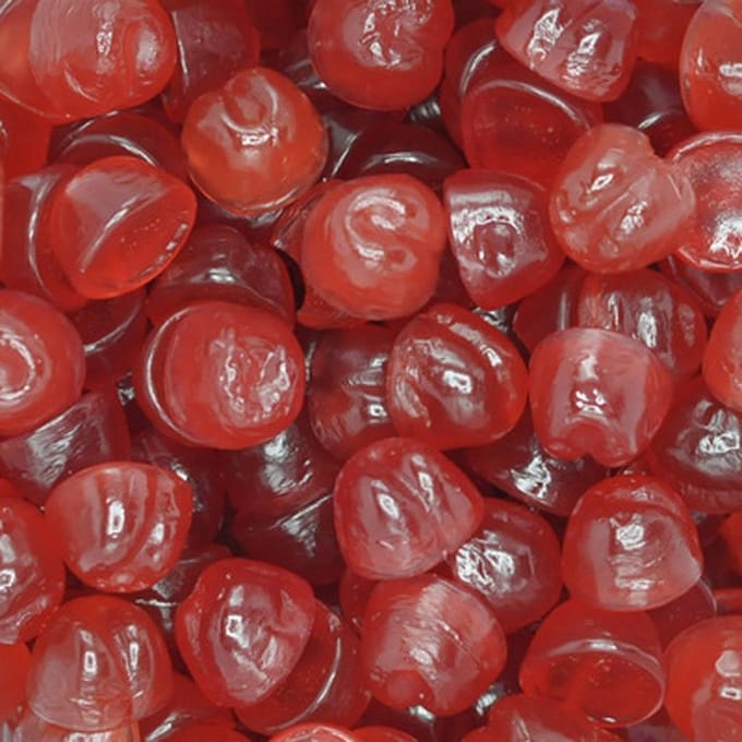 Joris Gewassen Krieken - Snoep - 1kg - Rood - Hard - Kontjes