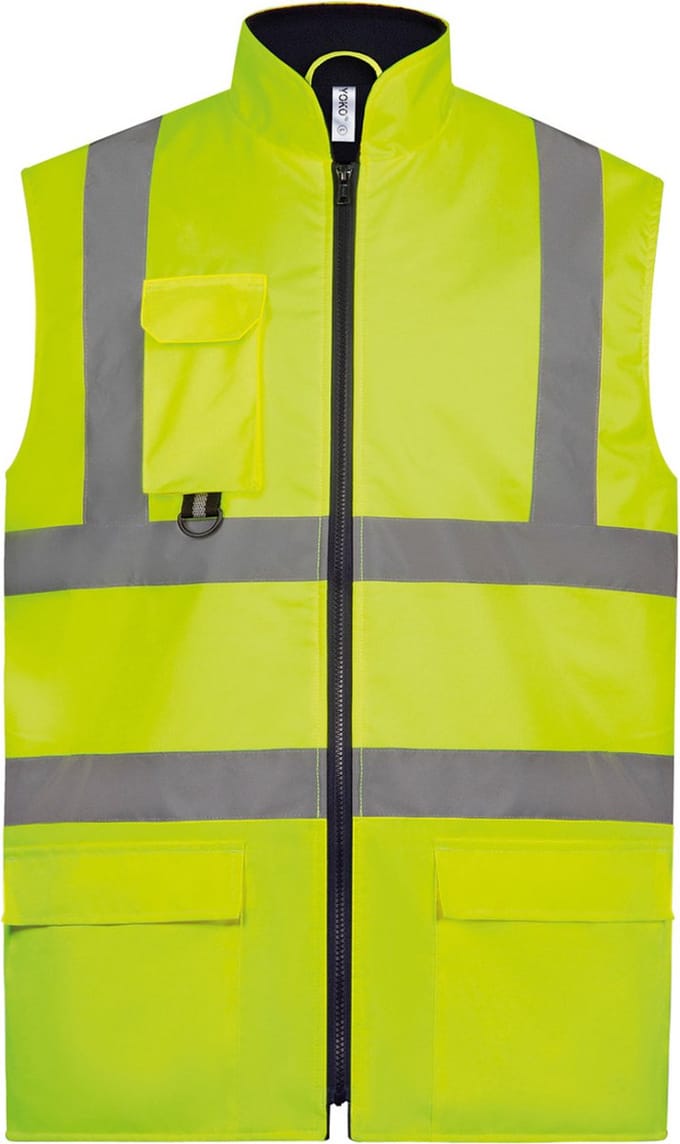 Fluo Bodywarmer - Fluo Yellow - S - Yoko