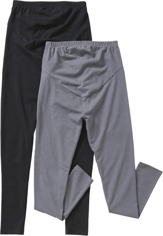 Vertbaudet Set van 2 zwangerschap-sportleggings in rekbare mesh