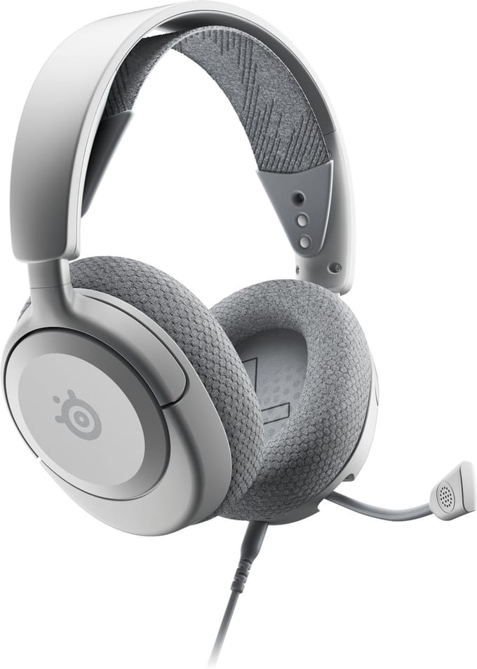 SteelSeries Arctis Nova 1 - Bedrade Gaming Headset - 3.5mm - PC, PlayStation, Xbox, Switch & Mobiel - Wit
