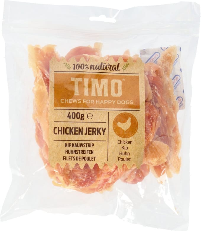 Timo Kip Kauwstrip - Hondensnacks - Kip 400 g