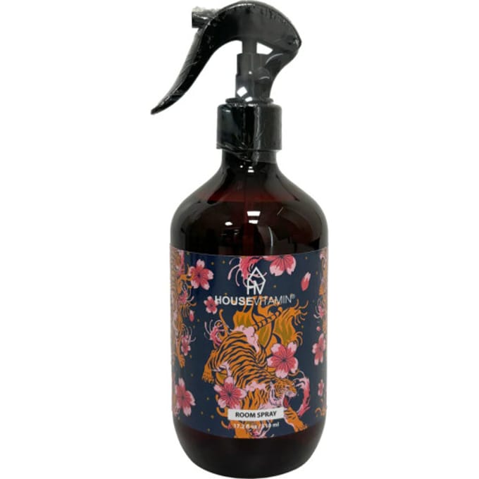 Housevitamin – Roomspray 500 ml – Kruidig – Luxe Interieurparfum – Geurboost & Cadeau!