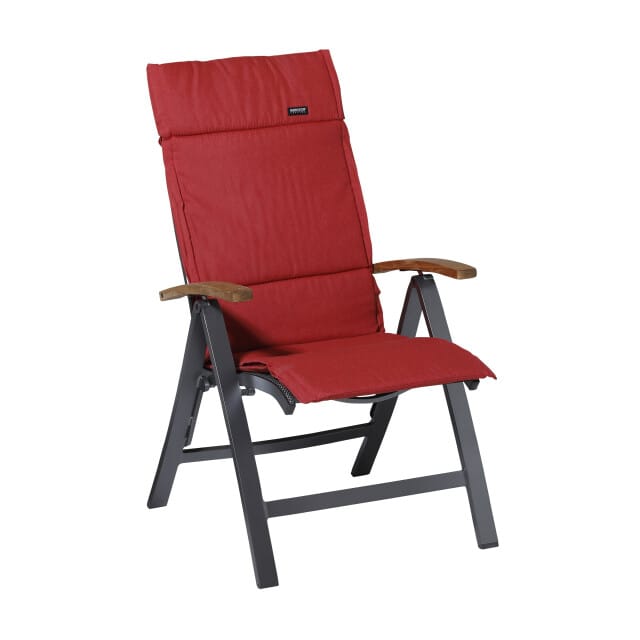 Madison - Tuinkussen Fiber De Luxe - Panama Brick Red - 125x51 - Rood
