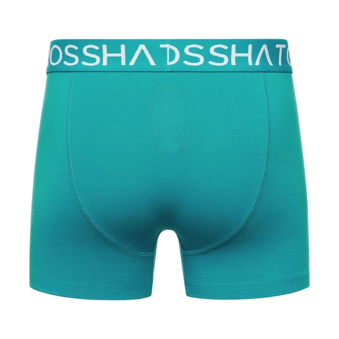 Crosshatch Heren Hovland Boxershorts (Set van 3) (Tropisch Groen)