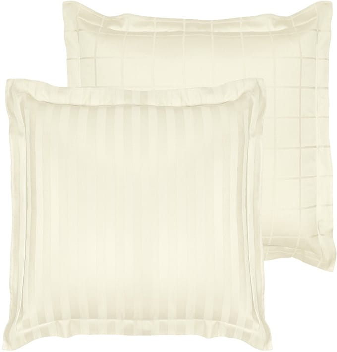 De Witte Lietaer Kussensloop Zygo Ivory - 50 x 70 cm - Gebroken wit - Katoen Satijn