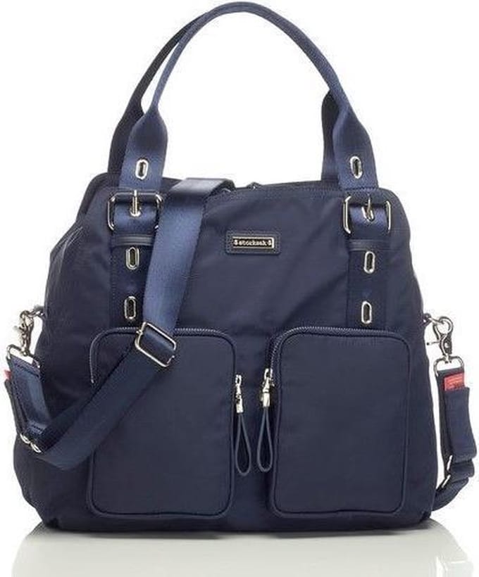 Storksak Luiertas Alexa 30x35x16cm - Blauw