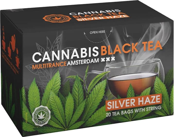 3 x cannabis high black tea (box of 20 teabags)