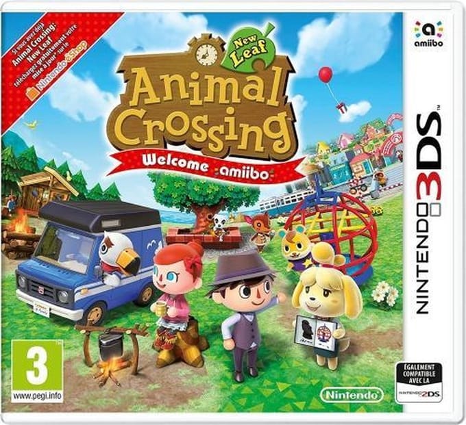 Nintendo Animal Crossing: New Leaf + Welcome Amiibo Standaard+Add-on Duits Nintendo 3DS