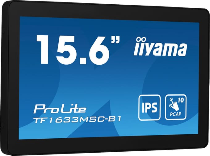 IIYAMA TFT TF1633MSC 39.5cm IPS 15.6''/1920x1080/DP/HDMI/USB/TOUCH