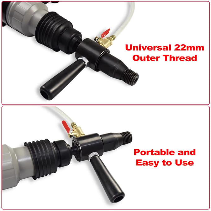 Marteau Électrique Injecteur d'Eau Bielle Dispositif d'Ajout d'Eau Conversion Appareil de Forage d'Eau Square Handle