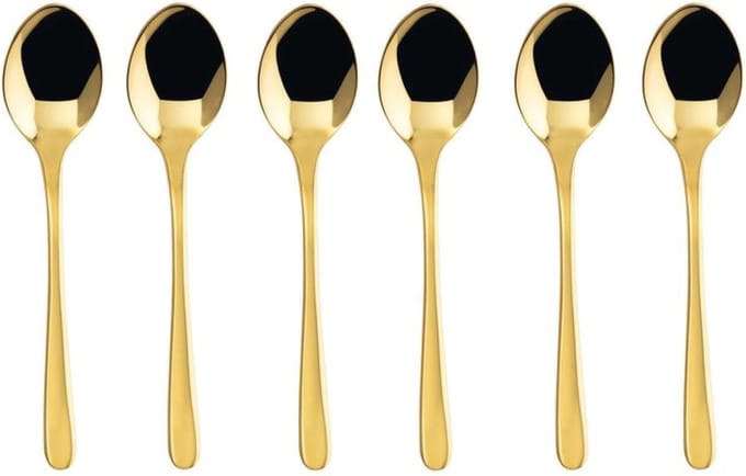 Sambonet Koffielepels Taste Goud 6-Delig