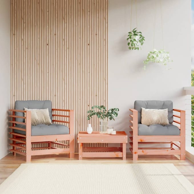 vidaXL - Tuinstoelen - 2 - st - massief - douglashout