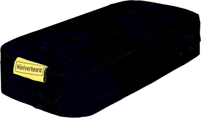 Nietverkeerd Bagagedrager kussen - extra dik - universeel - zwart - 32x15x8 cm