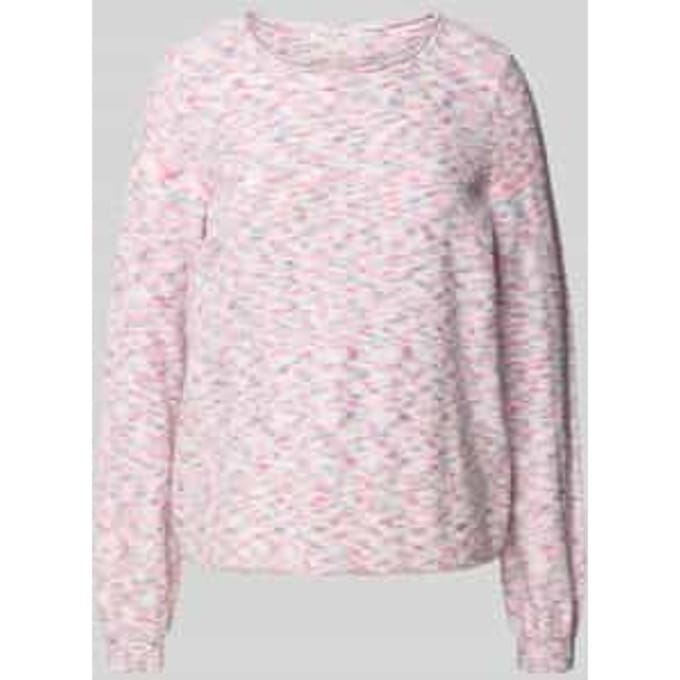 Gebreide pullover met ronde hals