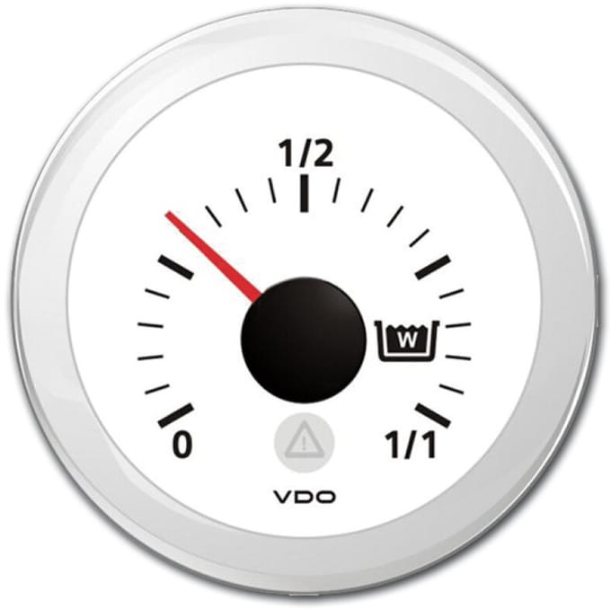 VDO VLW Vuilwater Level 0-1/2-1/1 RW 52mm