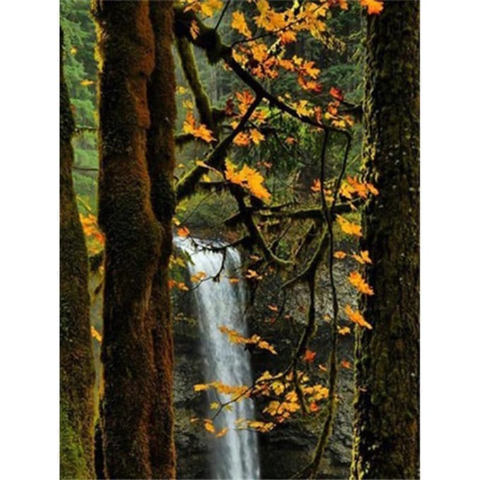 Borduurdiamant volledige boor 5D Anime Picture Home Decor Cross Stitch 20X30CM brown