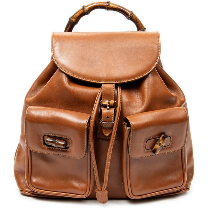 Large Bamboo Backpack   rugzak