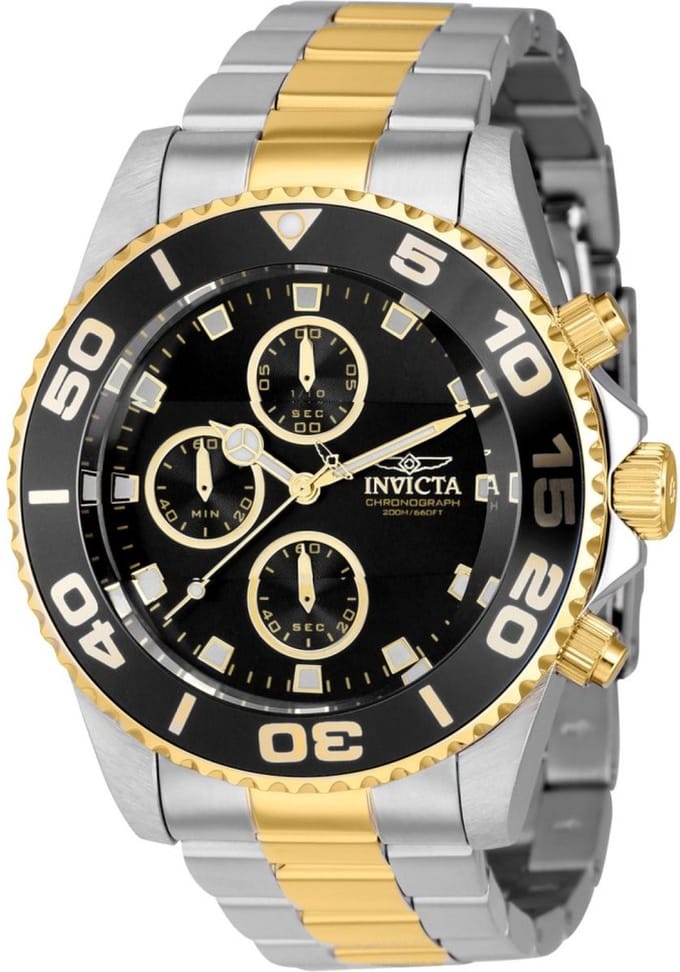Invicta Pro Diver 43407 Heren Quartz Horloge - 43 mm