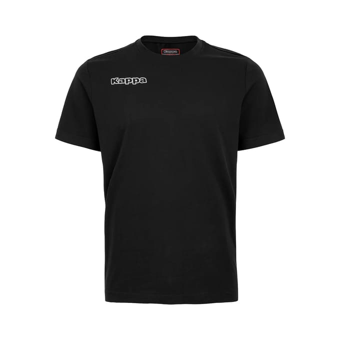 Kappa Logo T-shirt Met Korte Mouwen Zwart L Man