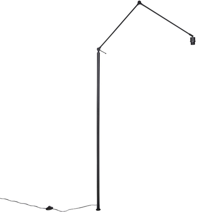 QAZQA editor - Moderne Vloerlamp - 1 lichts - H 1908 mm - Zwart -