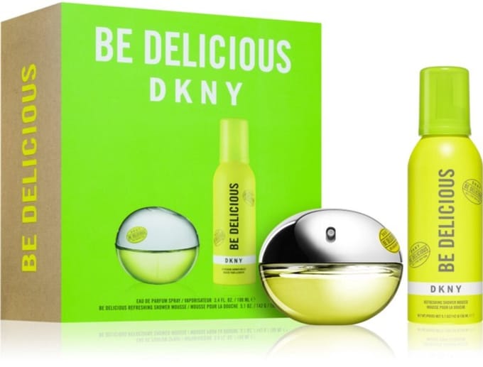 DKNY Be Delicious Gift Set 100ml EDP + 150ml Refreshing Shower Mousse