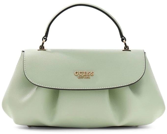 GUESS schoudertas handtas Amorette Top Handle Flap Bag Pistachio mintgroen
