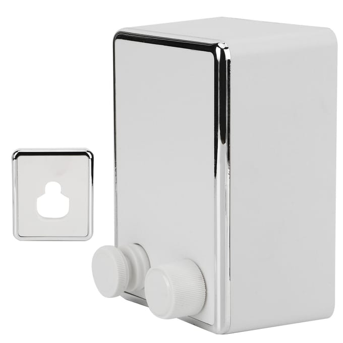 Étendoir à linge rétractable mural en acier inoxydable durable pour intérieur balcon White