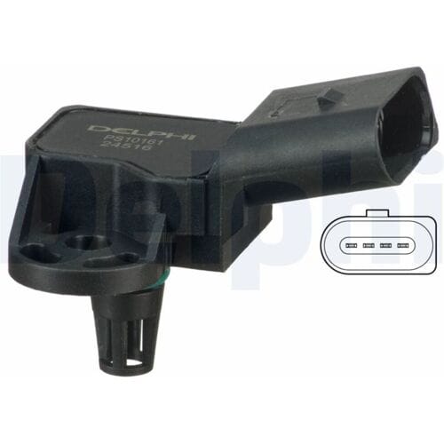 Sensor, inlaatspruitstukdruk DELPHI PS10161