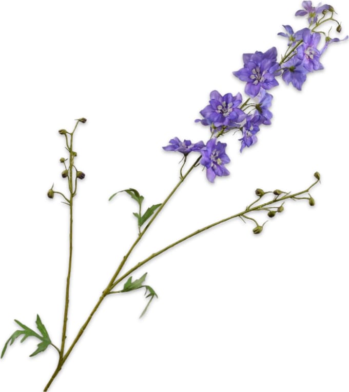 Silk-ka - Kunsttak - delphinium - paars - H101 cm