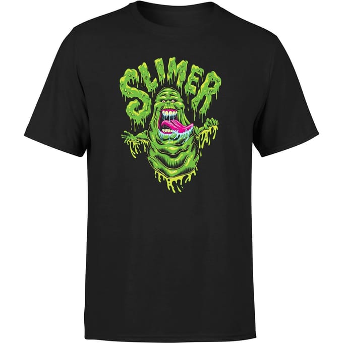 Ghostbusters Slimer Men's T-Shirt - Black - XL