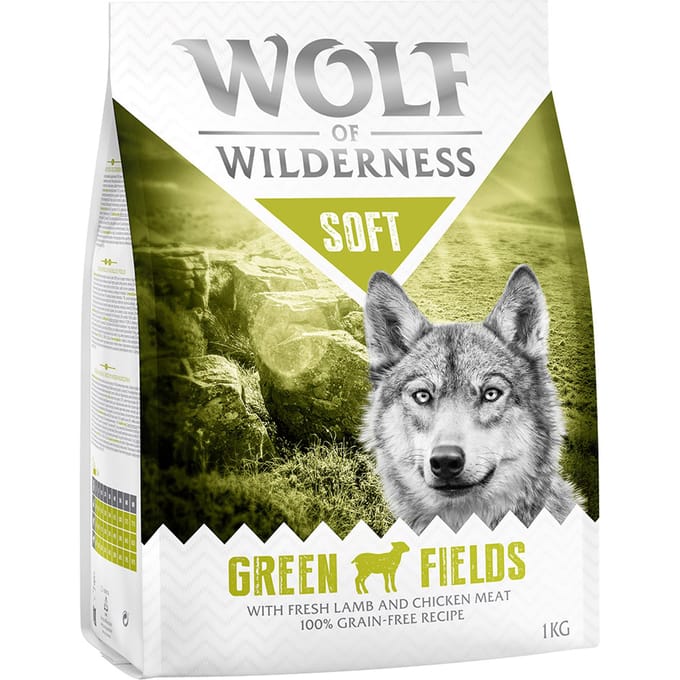 5kg "Soft Green Fields" Lam Wolf of Wilderness Hondenvoer