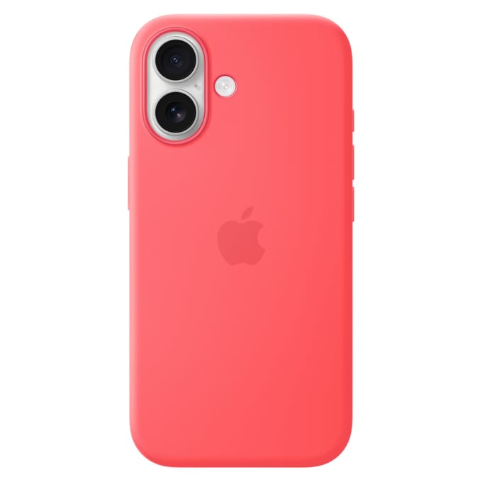 Apple Siliconenhoesje met MagSafe voor de Apple iPhone 17 - Bright Guava
