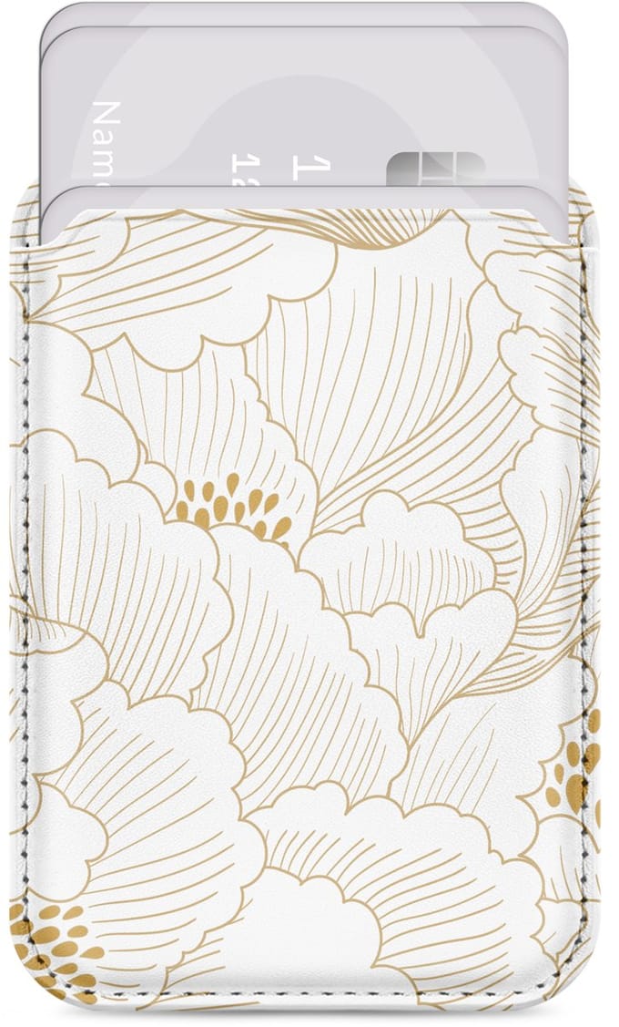 Mio by Mobilize Pasjeshouder - 3 Pasjes - MagSafe Compatible - Roses