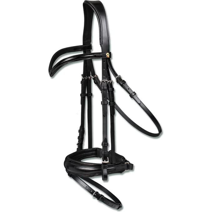 Waldhausen S-line Blackshine Hoofdstellen Zilver Full