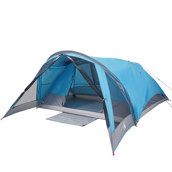 Vidaxl Tente Familiale, 6 Personnes, Bleue, Imperméable