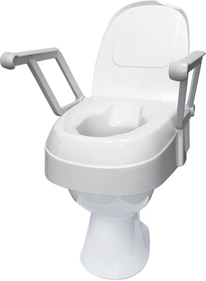 Toiletverhoger met armleuning TSE 120 - 3 Hoogtes Instelbaar