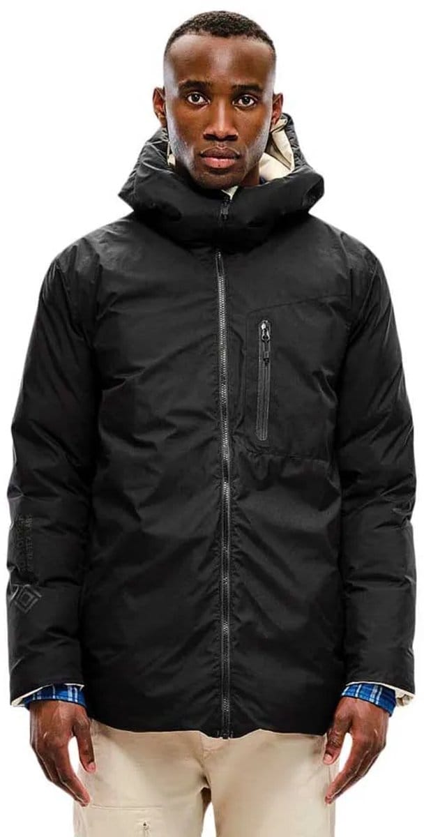 The Mountain Studio Gore-tex Windstopper® Reversible Parka Zwart L Man