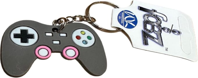Sleutelhanger Gamecontroller Grijs