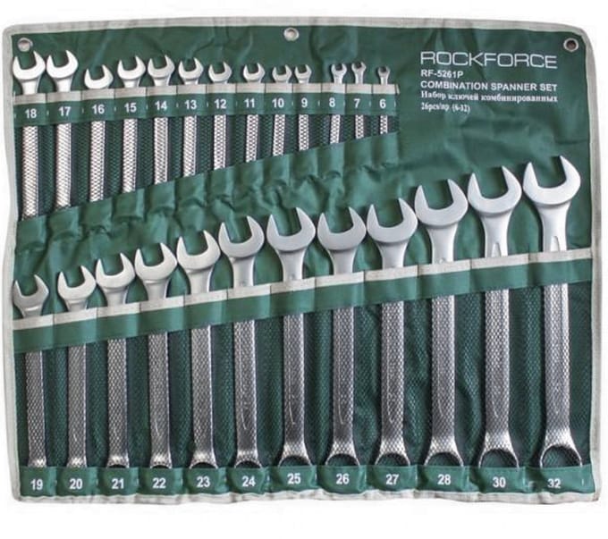 Rockforce RF-5261P - Dopsleutelset - 6-32 mm - Set van 25 stuks - Hoge kwaliteit