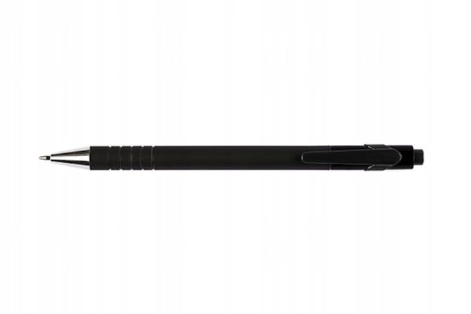 Q-CONNECT LAMBDA automatische pen, 0,7 mm, zwart