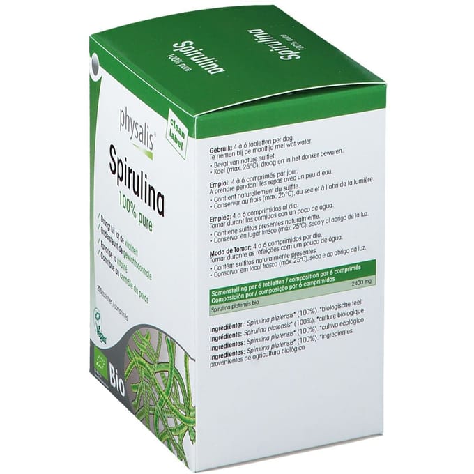 Physalis® Spirulina Bio 200 Tabletten